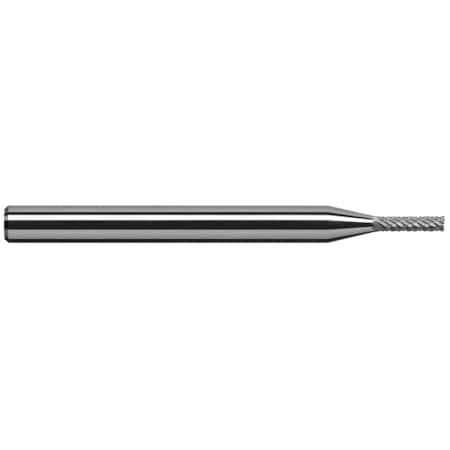 Miniature End Mill - Square - Deburring End Mill, 0.1250 (1/8), Material - Machining: Carbide